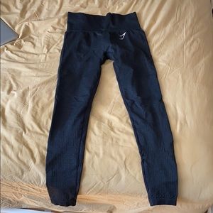 Gymshark Vital Seamless in black marl - Size Small